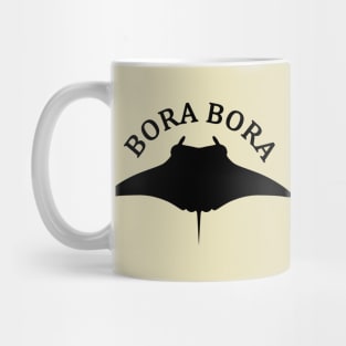 Swimming With Manta Rays In Bora Bora Mug